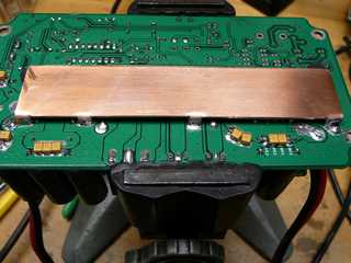 Additional capacitors and ground plane